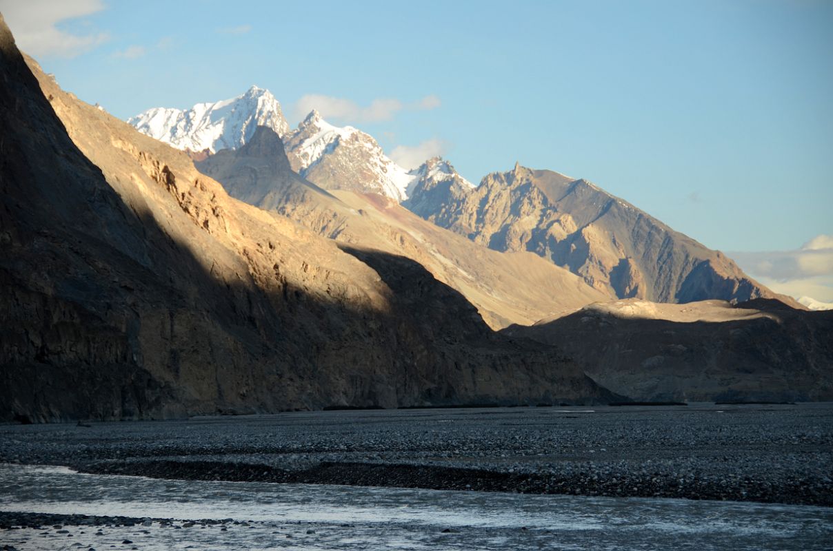 22 View Ahead To The West From River Junction Camp Early Morning In The Shaksgam Valley On Trek To K2 North Face In China